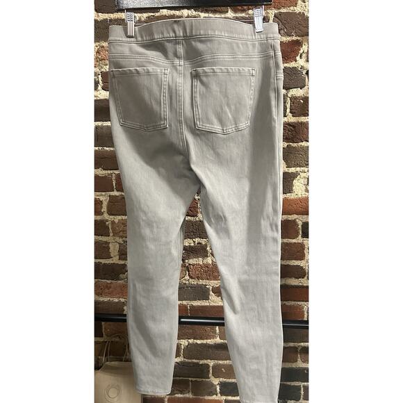 Spanx Gray Skinny Ankle Length Stretch Pull On Jean Jegging XL - Picture 4 of 7